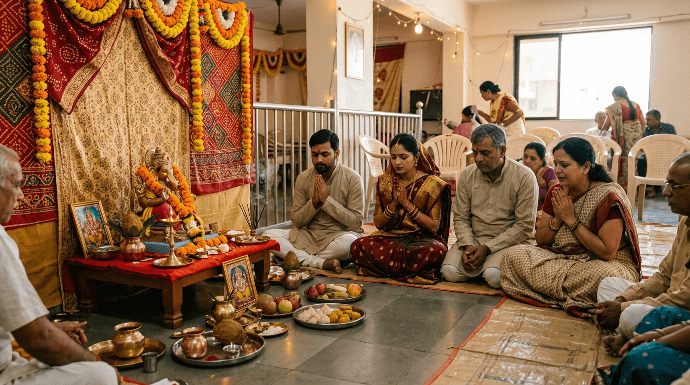 KB CLICKS — kb gujarati ganesh sthapna wedding